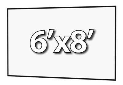 DA-LITE 34219 - FAST-FOLD DELUXE 6'x8' REPLACEMENT SURFACE - FRONT PROJECTION