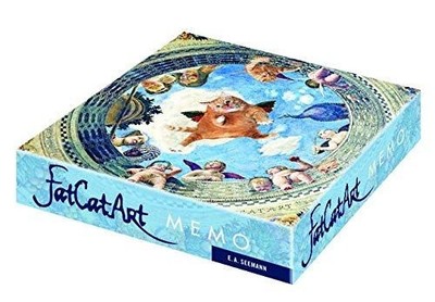 Fat Cat Art. Memo. Gedächtnisspiel mit 36 Kunstwerken und einer fetten Katze.