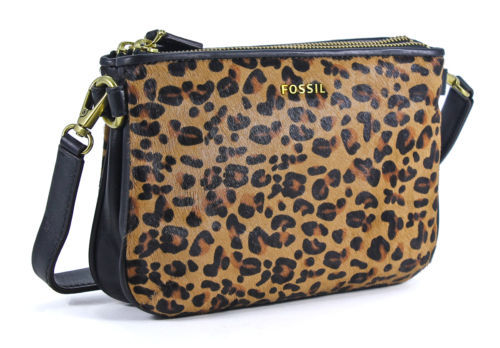 Fossil Allie ZB7896 Brandy Leather Satchel Shoulder Handbag