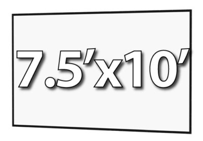 DA-LITE 34225 - FAST-FOLD DELUXE 7.5'x10' REPLACEMENT SURFACE - FRONT PROJECTION