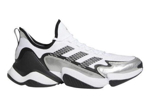 

Adidas SM Impact FLX Патрик Махоумс Белый Черный Серебристый GX8109 Мужские Размер 12,5, White/black/silver, Adidas SM Impact FLX