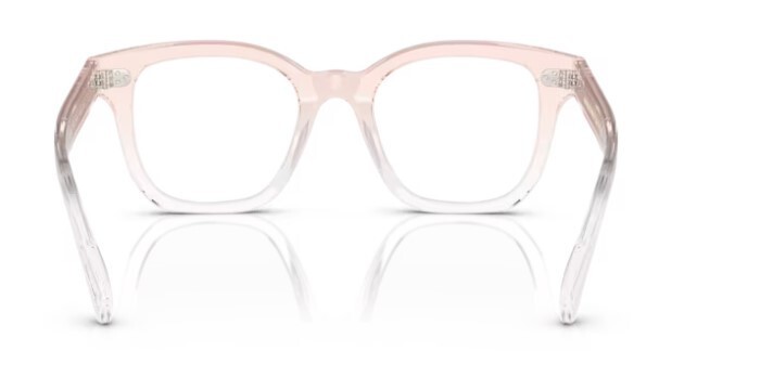 Pre-owned Oliver Peoples 0ov5525u 1769 Light Silk Crystal Square 48mm Men's Eyeglasses In Clear