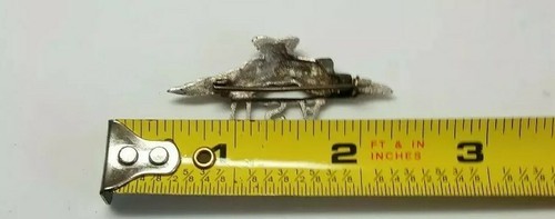 VERY EARLY ANTIQUE USA EAGLE MILITARY PIN