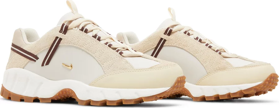 Pre-owned Nike Air Humara Lx X Jacquemus Sail Bone Gold Sneakers Dr0420-001 Women's 9.5 In White