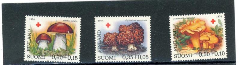 Finland 1974 Fungi Scott# B200-2 Mint NH