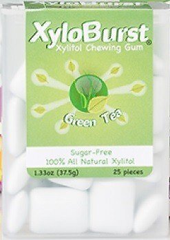 Жевательная резинка XyloBurst Green Tea Gum 25 карат