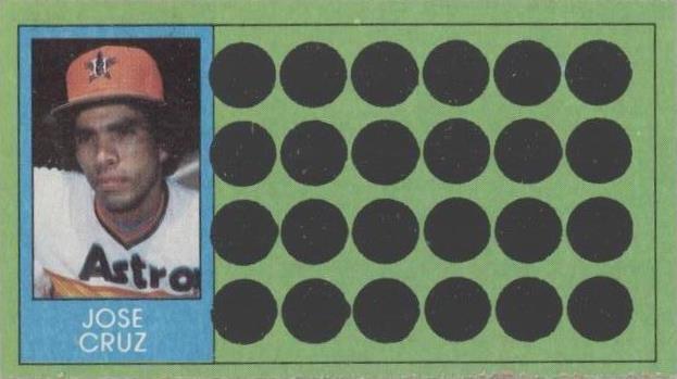 Topps 1981 béisbol rasguño - José Cruz #83