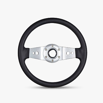 トップス k8.0 les leston Orginal Vintage Les Leston Flat Steering Wheel - Wood and