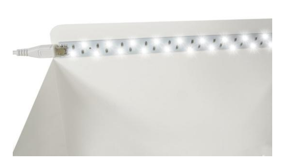 Light Portable Mini Photo Shooting Box Tent Foldable LED Light Box Kit USB Power