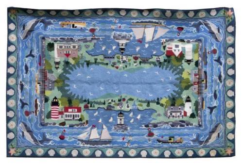 Hooked Antique Rugs & Carpets