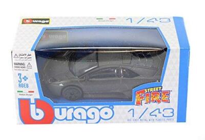 Burago 1/43 Diecast Model Lamborghini Reventon - Matt Grey  'Street Fire' Range