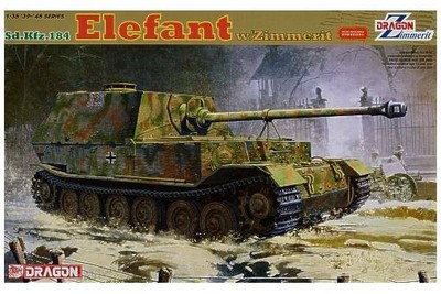 Dragon 6465 1/35 Sd.Kfz.184 Elefant w/Zimmerit-FACTORY SEALED