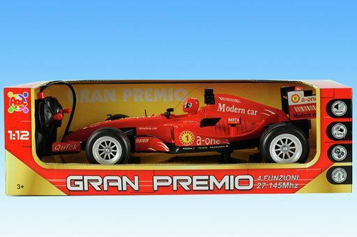 Gran Premio Auto F1 Radiocomandata 4 Funzioni 1:12 Gioco Giocattolo Bambini sar