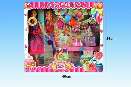 Carol Happy Birthday Party Bambola Giocattolo Gioco Bambini sar
