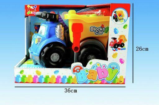 Blocks Car Furgoncino Con Costruzioni Giocattolo Gioco Bambini sar