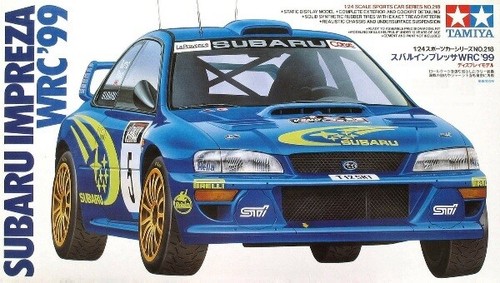 Tamiya 24218 1/24 Model Rally Car Kit Subaru Impreza WRC 99