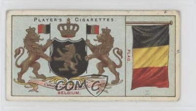 1905 Player's Countries Arms & Flags Thick Tobacco Belgium #19 2k3
