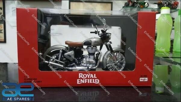 For Royal Enfield Classic 350 1:12 Scale Model Desert Storm & Ash Color  