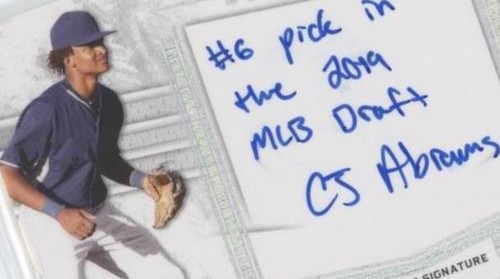 2019 Leaf Trinity - C.J. Abrams #A-CJA