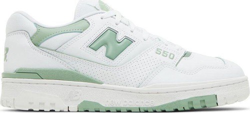 Size 9.5 - New Balance 550 White Mint Green BB550FS1 New W/Box | eBay