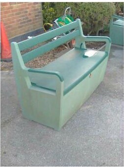 Plastic Garden Bench Seating With Storage In Crofton West