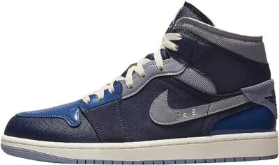 

Мужские кроссовки Jordan 1 Mid SE Craft Obsidian/бело-французские синие (DR8868 400), Obsidian/white-french blue