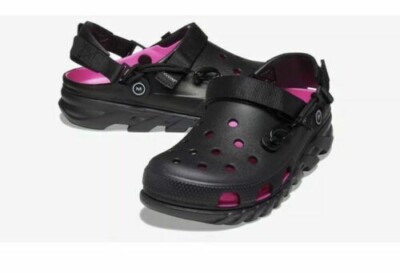 Crocs Post Malone X Duet Max Clog II Black / Pink 207268-001 Men's Size 10