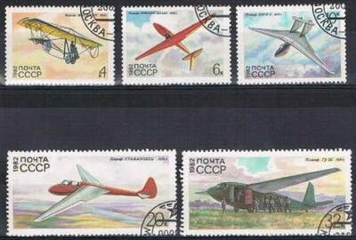 CCCP / USSR gestempeld serie - Vliegtuigen (013)