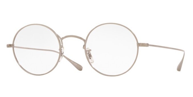 Pre-owned Oliver Peoples 0ov7972t Mcclory P Pewter Round Unisex Eyeglasses In Clear
