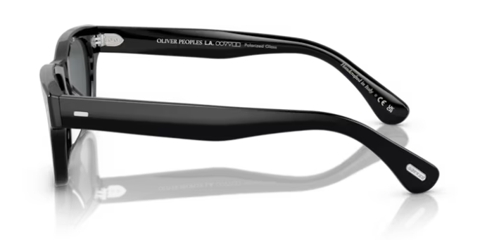 Pre-owned Oliver Peoples Rosson Sun 5540su 1005p2 Black/grey Polarized Men's Sunglasses In Gray