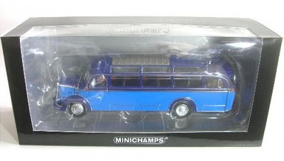 1/43 ミニチャンプス メルセデス O 3500バス 1950 Mercedes-Benz O 3500 Bus (Blue) 1950 1:43 Minichamps | eBay