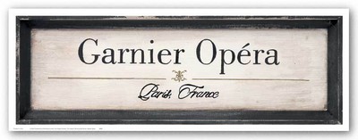 Garnier Opera Working Girls Studio Art Print 6x18