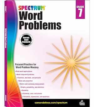 Spectrum 7th Grade Math - Paperback, by Carson-Dellosa Publishing Company - Good