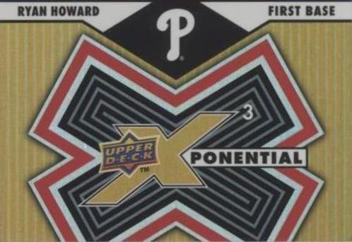 2009 Upper Deck X - Ryan Howard #X3-HO