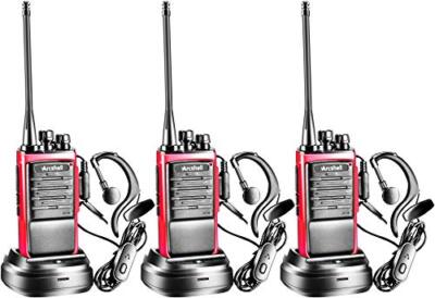 Rechargeable Long Range Two-Way Radios with Earpiece 3 Pack 