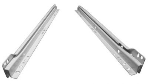 Blum Rollschubführung Teilauszug 25 kg Auszug Länge 250-650 mm Rollenführung