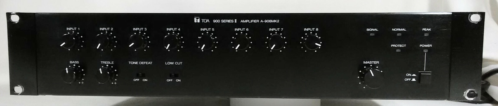 TOA MIXER AMPLIFIER 60W - A950 MK II WITH WARRANTY, SUPPLIED WITH 5 MODULES