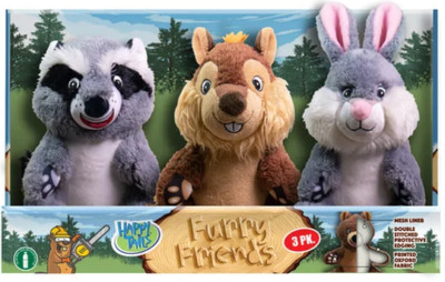 Happy Tails Furry Friends 3 PK