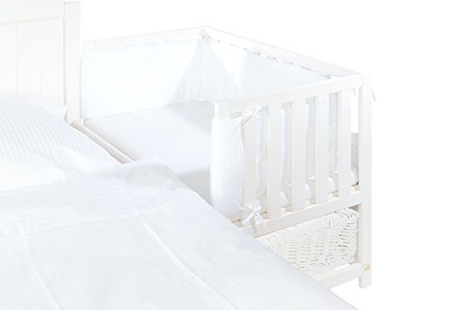 Weiße Baby-Mesh-Bettumrandungen