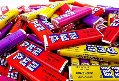 PEZ Candy Refills Wrapped - 2 POUND Bulk - Assorted Fruit Flavors FREE SHIPPING