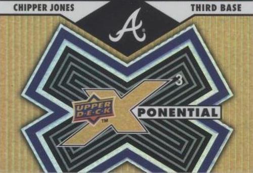 2009 Upper Deck X - Chipper Jones #X3-CJ