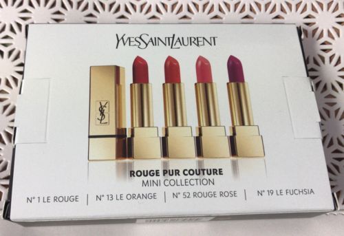 Yves Saint Laurent OR ROUGE トライアルセット３個 Yves Saint Laurent Best of YSL Rouge Pur Couture Lipstick