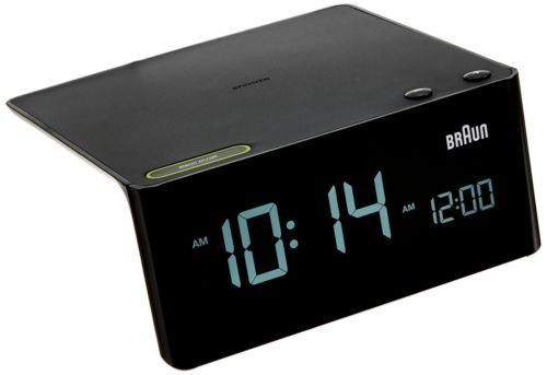 Braun Metal Modern Alarm Clocks & Clock Radios