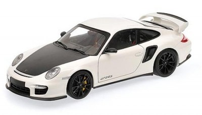 Porsche 911 997 II GT2 Rs White with Black Wheels 2011