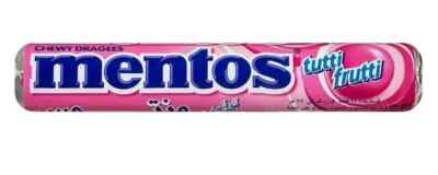 10 Pack X Mentos Chewy Candy Tutti Fruti Flavor Halal (29 Gram) منتوس