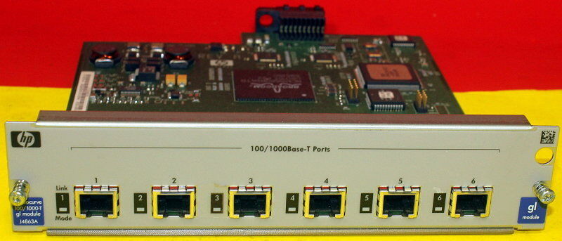 J4863a - Hp Procurve 100/1000-t Gigabit Ethernet Module 3xavailable