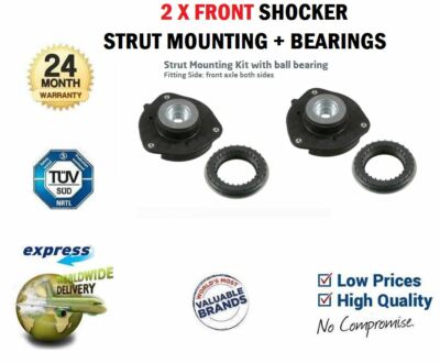 2X FRONT SHOCKER STRUT TOP MOUNTING for VW SCIROCCO 2.0 TDI 2010-2017