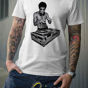 🔥🔥KUNG FU DJ T-SHIRT mma ufc tapout turntable record d