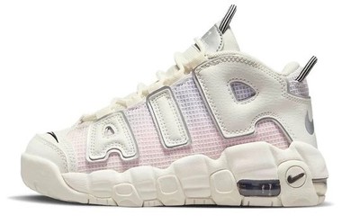 Кроссовки для маленьких детей Nike Air More Uptempo Sail/Черно-светло-коричневые (DQ0515 100)