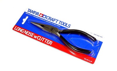 Tamiya Model Craft Tools Long Nose with Cutter 74002